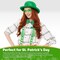 4E's Novelty St Patricks Day Glow in the Dark Suspenders, Shot Glass, Shamrock Glasses, Bowtie Accessories Set for Women, St Patricks Day Outfits for Men Leprechaun Costume
